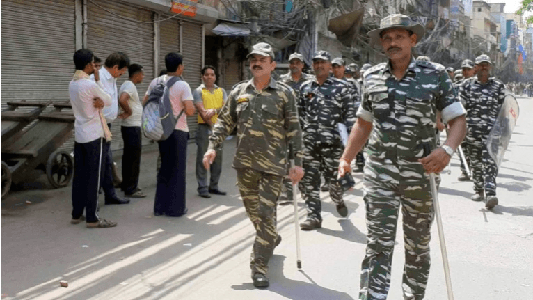 Security has been beefed up at Lal Kuan near Chawri Bazaar to prevent any flare-up. Chawri Bazaar communal tension