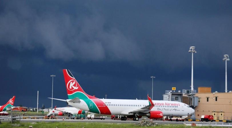 Kenya Airways flight. Kenya Airports