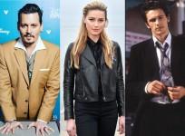 Johnny Depp, Amber Heard and James Franco