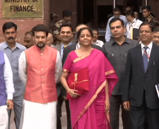 Red Budget by Nirmala Sitharaman red budget