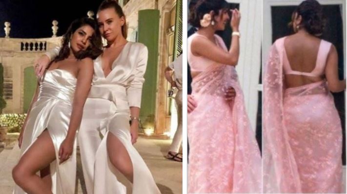 Priyanka Chopra stuns in backless gown for pre-Grammys, makes Kim  Kardashian go 'wow'