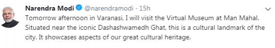 modi tweets