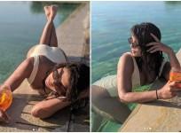 Swimsuit-clad Priyanka Chopra chills by poolside