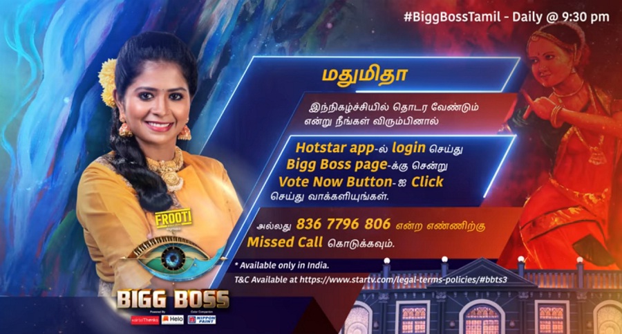 Bigg boss tamil season 5 vote list