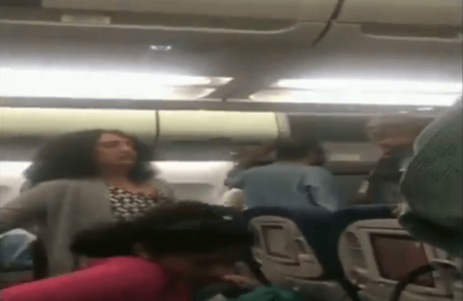 The Air France flight passengers were asked to deboard the plane. Air France AF 225 flight