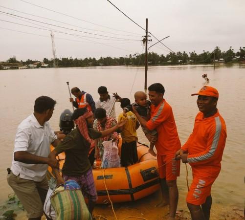 NDRF Rescue operations Bihar flood - NDRF rescue operations