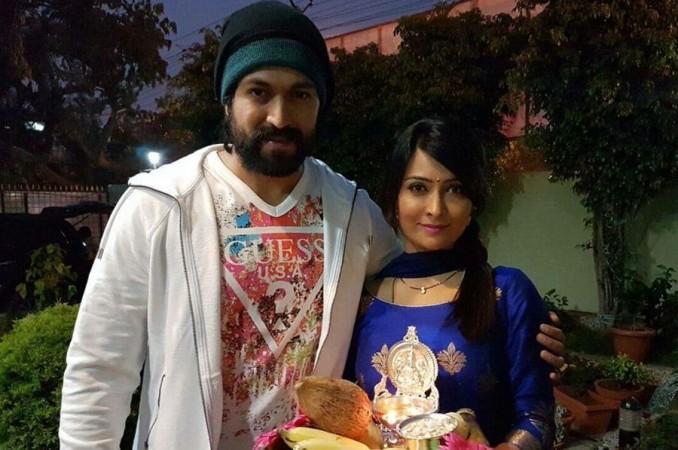 Yash and Radhika Pandit. Yash and Radhika Pandit