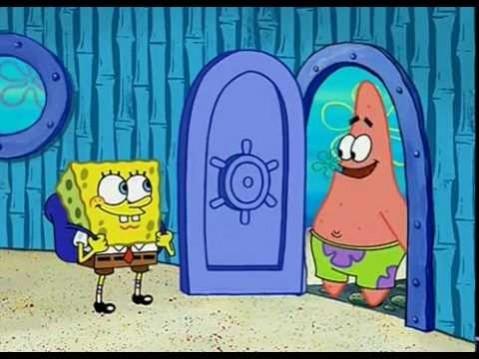 SpongeBob SquarePants and Patrick Stare SpongeBob SquarePants and Patrick Stare