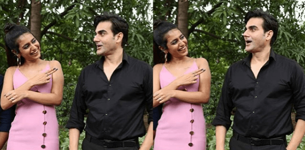 Priya Prakash Varrier and Arbaaz Khan Priya Prakash Varrier and Arbaaz Khan