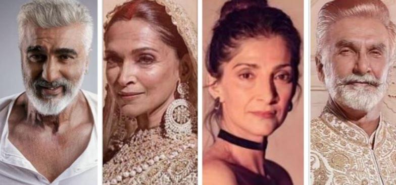 Celebs old age look
