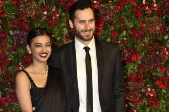Radhika Apte with husband