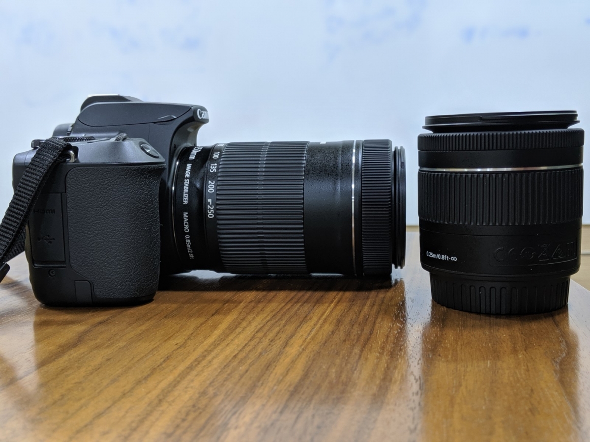 canon 200d with dual lens price