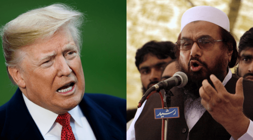 Saeed has been addressing his supporters in public meetings despite his earlier detention in 2017. Hafiz Saeed Donald Trump