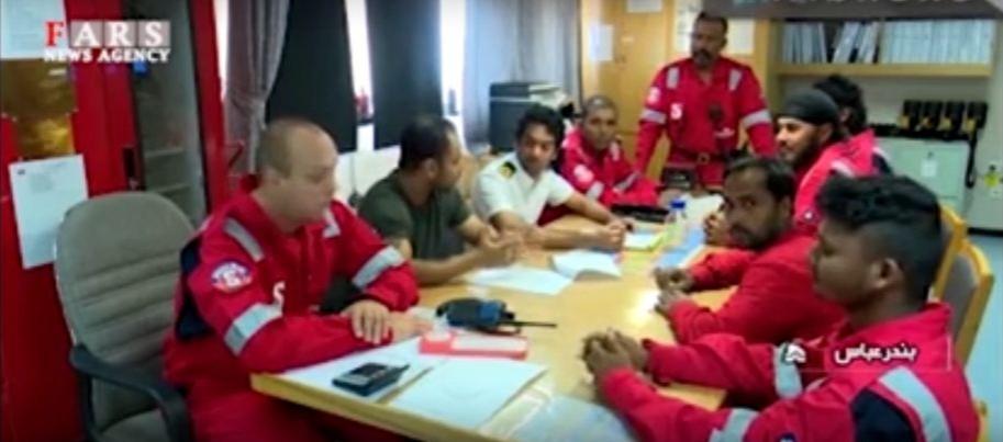 Stena Impero-crew members