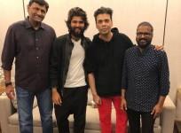 Karan Johar with Dear Comrade team