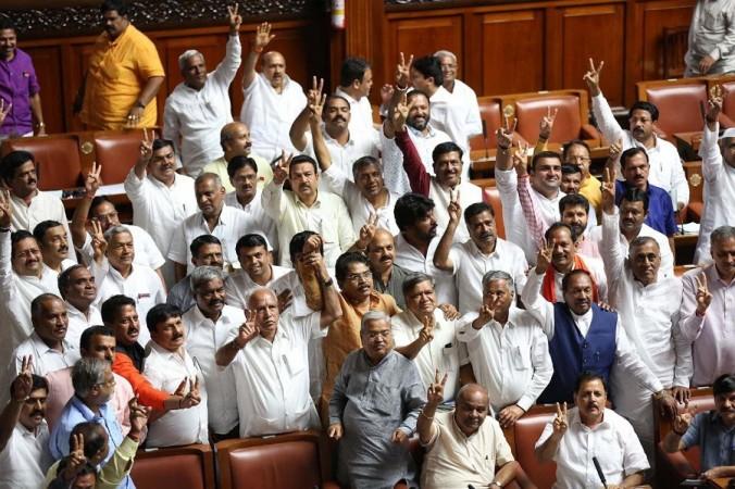 BJP wins the floor test BS Yeddyurappa