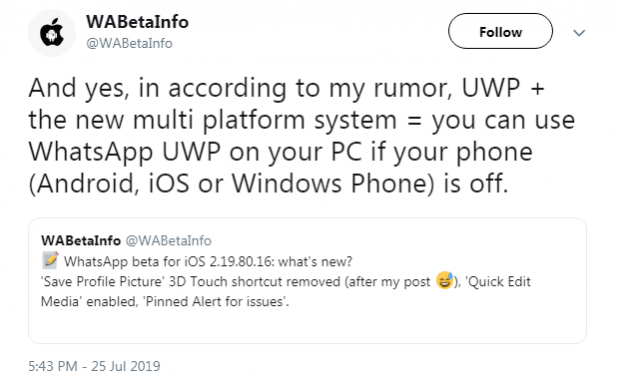 Upcoming WhatsApp feature will resolve the biggest pain point of WhatsApp Web Upcoming WhatsApp feature will resolve the biggest pain point of WhatsApp Web