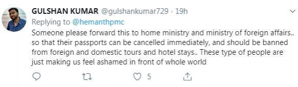 Indian family in Bali tweet 4