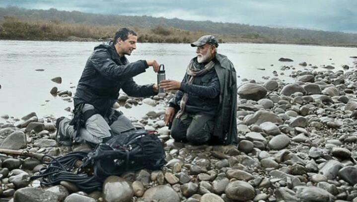 Prime Minister Narendra Modi to feature in the new episode of Man vs Wild hosted by adventurer Bear Grylls Modi bear grylls