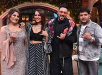 Sonakshi Sinha with Archana, Badshah and Kapil Sharma
