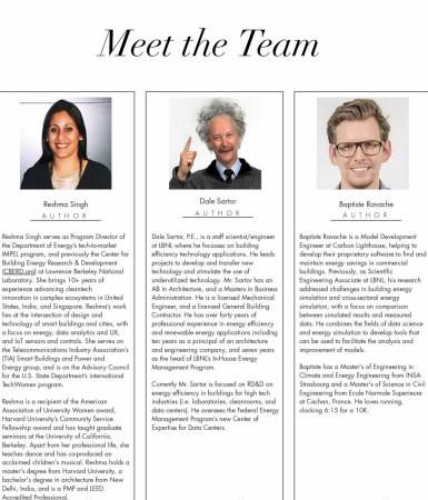Team Profile of building innovation guide building Innovation guide