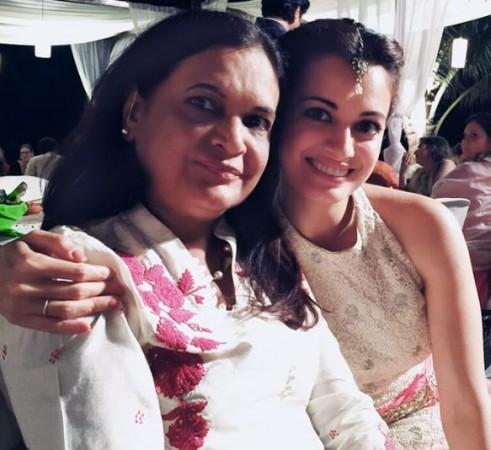Dia Mirza with her mother Deepa Dia Mirza with her mother Deepa