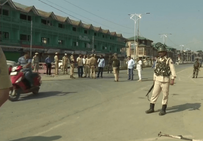 Kashmir curfew