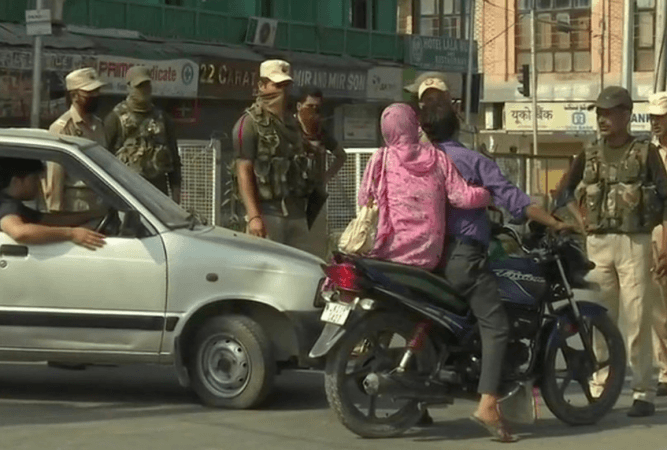 Kashmir curfew