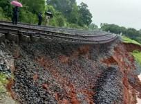 Landslide near Londa railway station in Belagavi