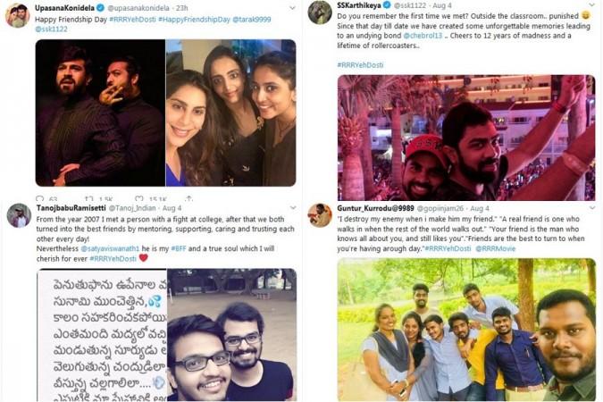 RRR movie friendship day campaign RRR movie friendship day campaign