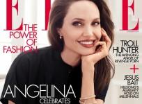 Angelina Jolie on the cover of Elle magazine
