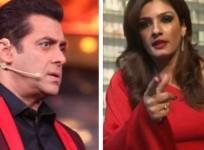 Salman Khan and Raveena Tandon