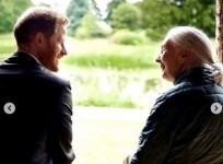 Prince Harry and Dr. Jane Goodall