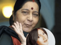 Mahika Sharma expressed grief at demise of Sushma Swaraj
