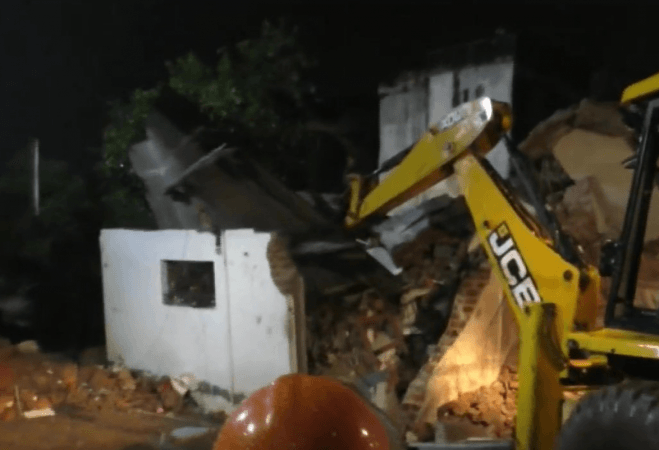 Rescue operations underway. gujarat building collapse