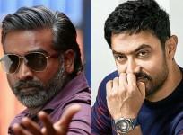 Vijay Sethupathi and Aamir Khan