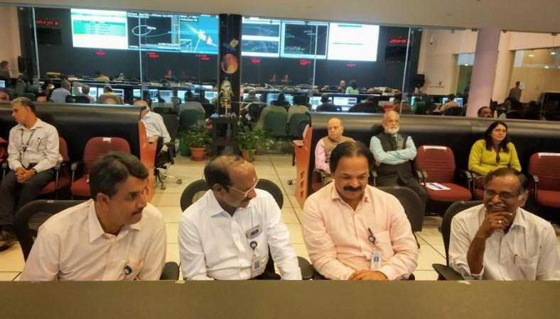 A view of the Indian Space Research Organisation's (ISRO) mission operations complex (MOX) on Wednesday during the orbit-correction manoeuvre of Chandrayaan-2 to set it on a course to reach lunar orbit. ISRO puts Chandrayaan-2 on course to go to lunar orbit