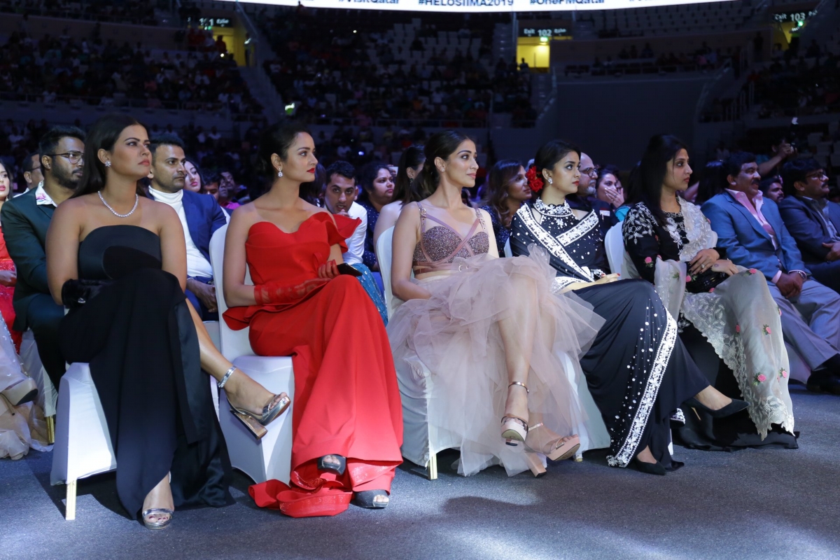 Sharmika Mandre, Shanvi and Keerthy Suresh spotted at SIIMA Awards 2019. Gorgeous Actresses at SIIMA Awards 2019
