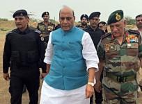 Rajnath Singh in pokhran