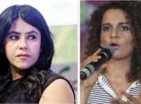 Ekta Kapoor and Kangana Ranaut