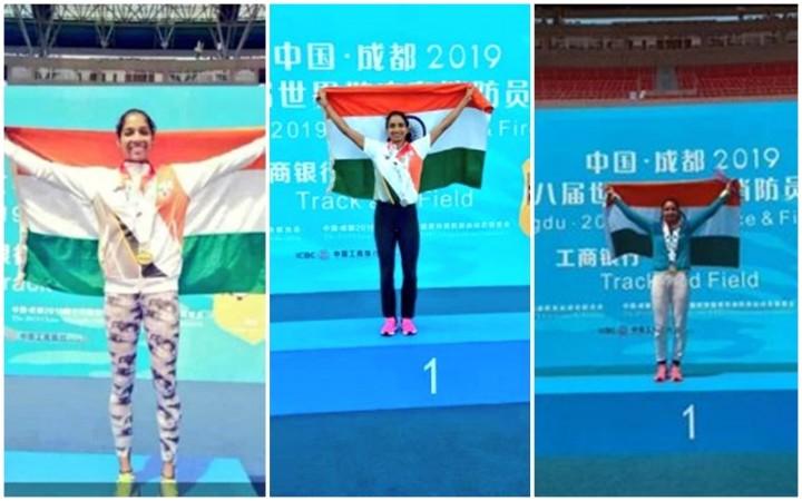 BSF Women also picked up a rich haul of medals BSF Women