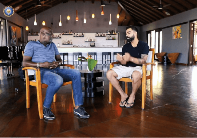 Kohli and Sir Viv in conversation Virat Kohli Viv Richards