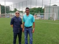 Terry Phelan and Alfred Fernandes