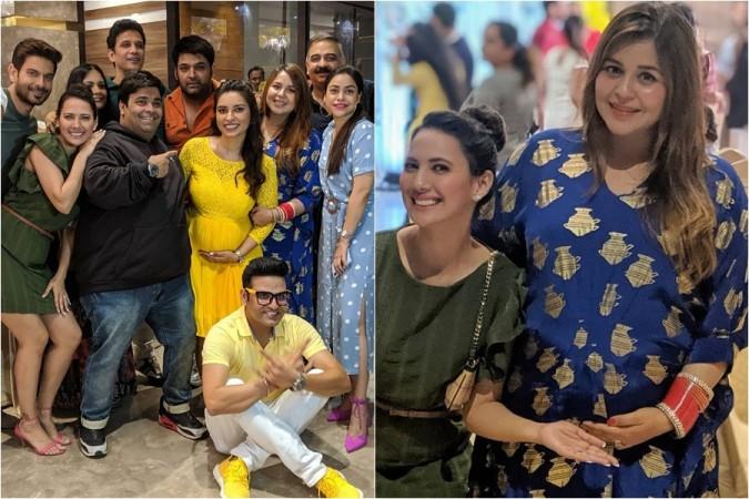 Kapil Sharma, Ginni Chatrath attend a friend's baby shower along with The Kapil Sharma Show crew members Kapil Sharma, Ginni Chatrath
