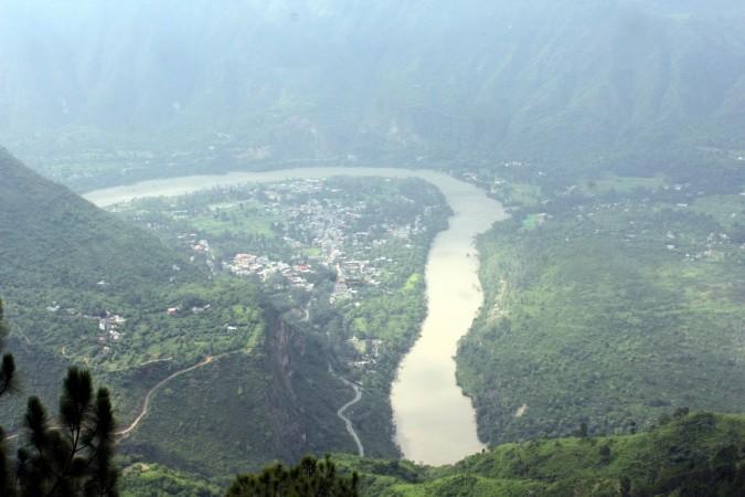 Sutlej river. sutlej