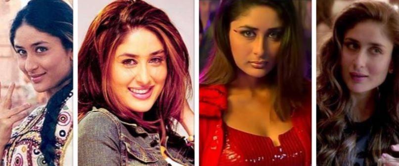 Kareena Kapoor then and now