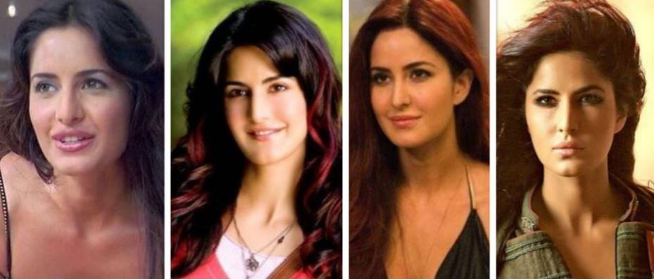 Katrina Kaif then and now