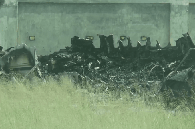 People onboard ejected from the aircraft before it caught fire. aligarh aircraft crash