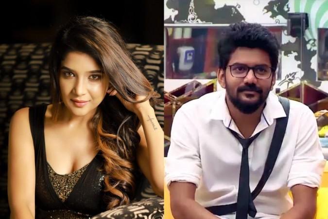 Sakshi Agarwal and Kavin. Sakshi Agarwal and Kavin