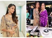 Erica Fernandes meets Madhuri Dixit